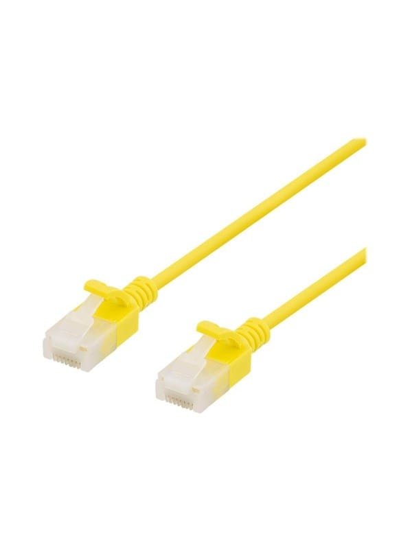 Deltaco patch cable - 50 cm - yellow - Gelb - 0.5 meter