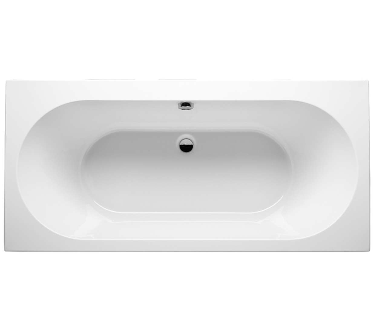 Carolina Rechteck-badewanne, Einbau, 1-sitzer, Weiß, - Riho