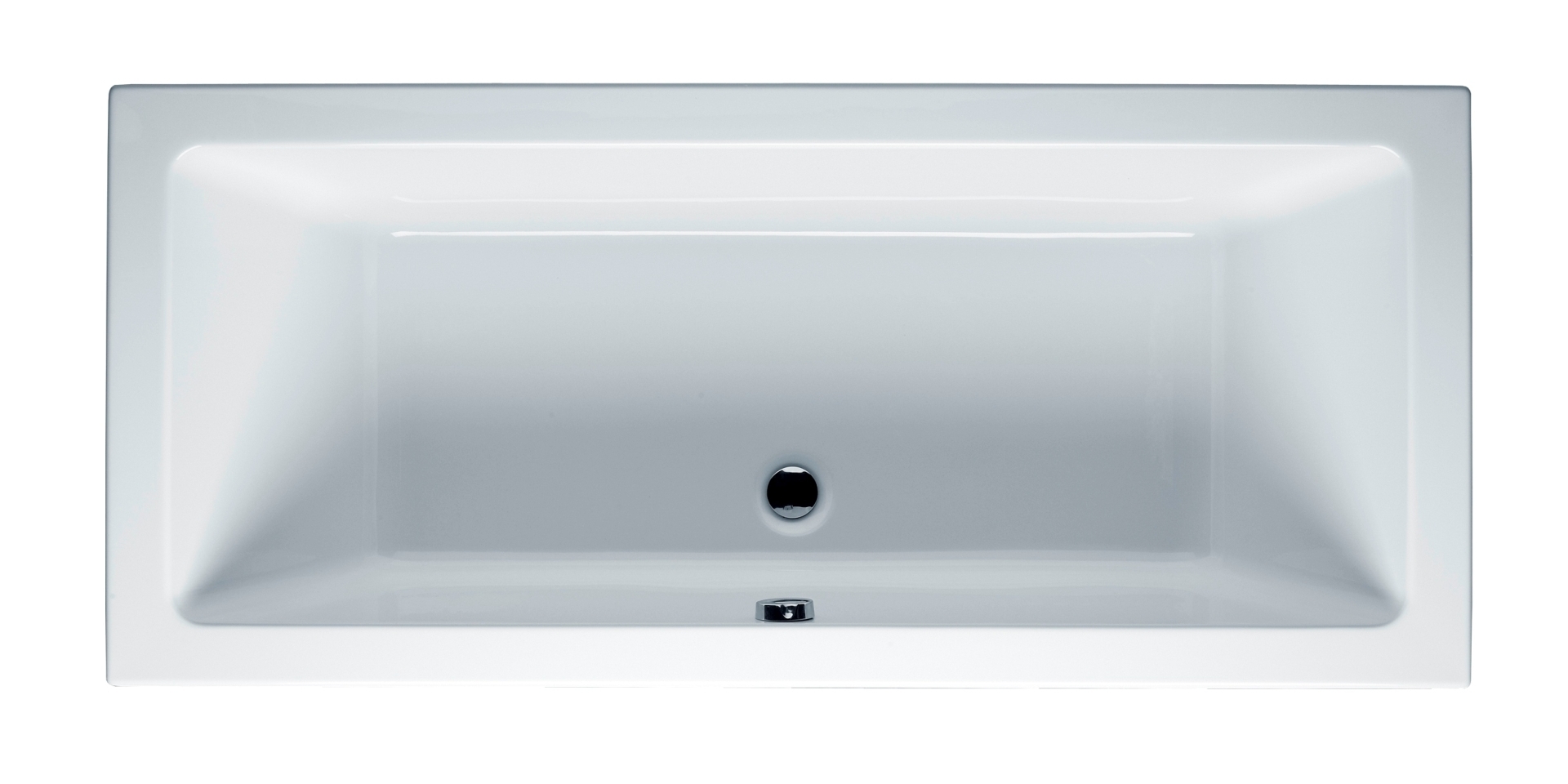 Riho Lusso Rechteck-badewanne, Einbau, 2-sitzer, Weiß, B036001005