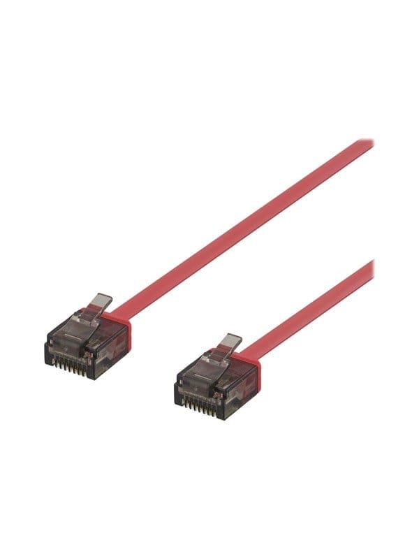 Deltaco patch cable - 2 m - red - Rot - 2m