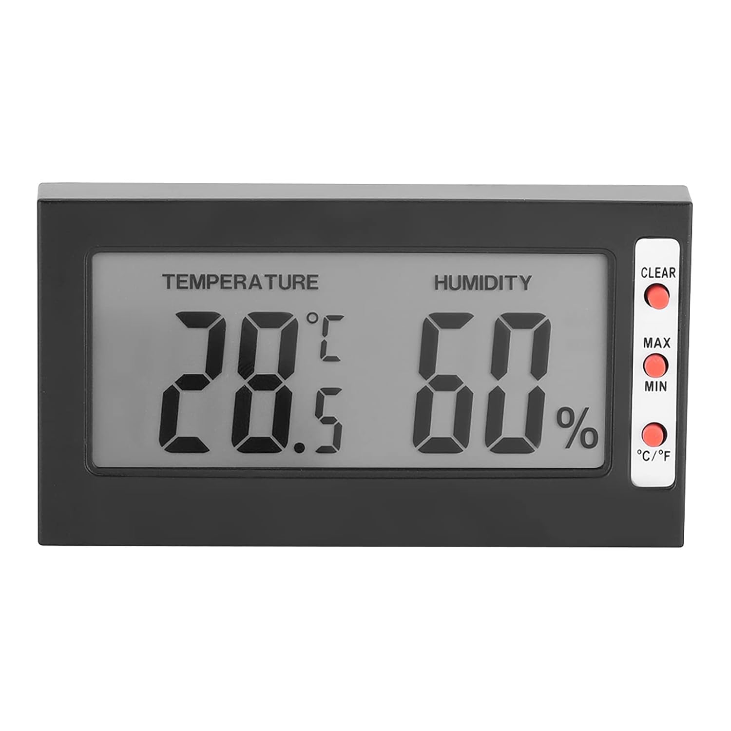 Digitales Lcd-temperatur- Und Feuchtigkeitsmessgerät, Mini-digitalthermometer-hygrometer-sensor, Mini-lcd-hygrometer Für Zuhause, Büro, Garten, Gewächshaus