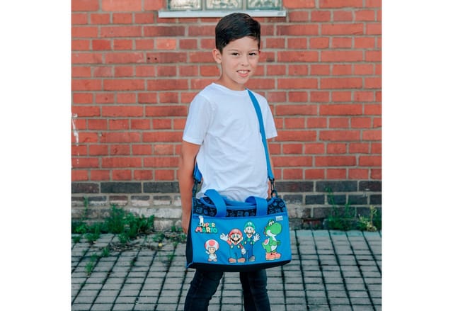 Super Mario Sports Bag Blue