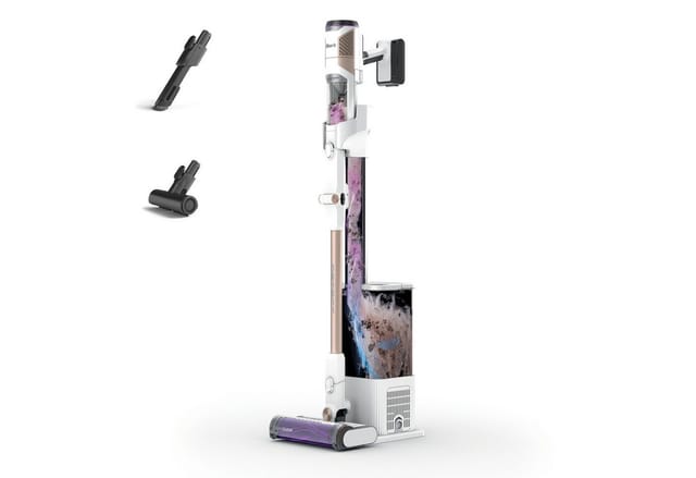 Shark Handstaubsauger Detect Clean & Empty IW3612EUT - vacuum cleaner - cordless - stick/handheld - white