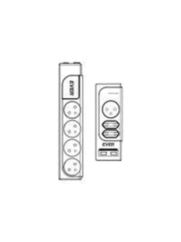 Ever Office Plus - surge protector - 2500 Watt - 6000 VA