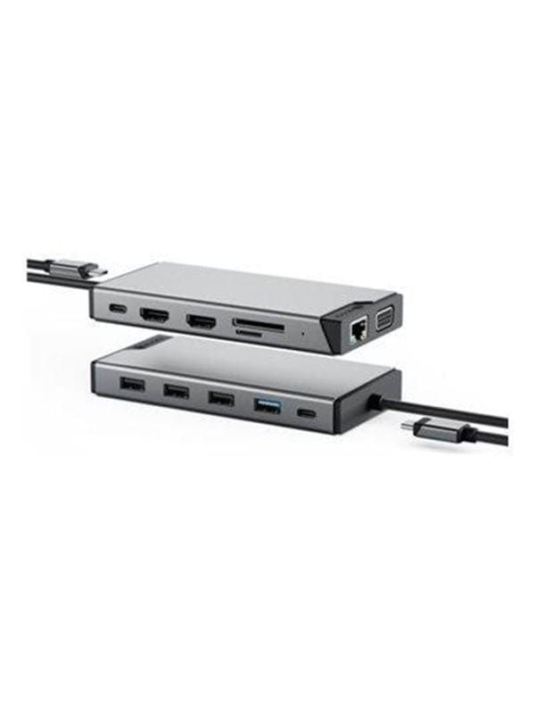 ALOGIC DV3 - mini-dock - USB-C - 2 x HDMI VGA - 1GbE