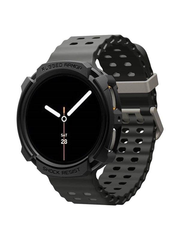 Spigen Rugged Armor - matte black - Samsung Galaxy Watch 8 (40mm)