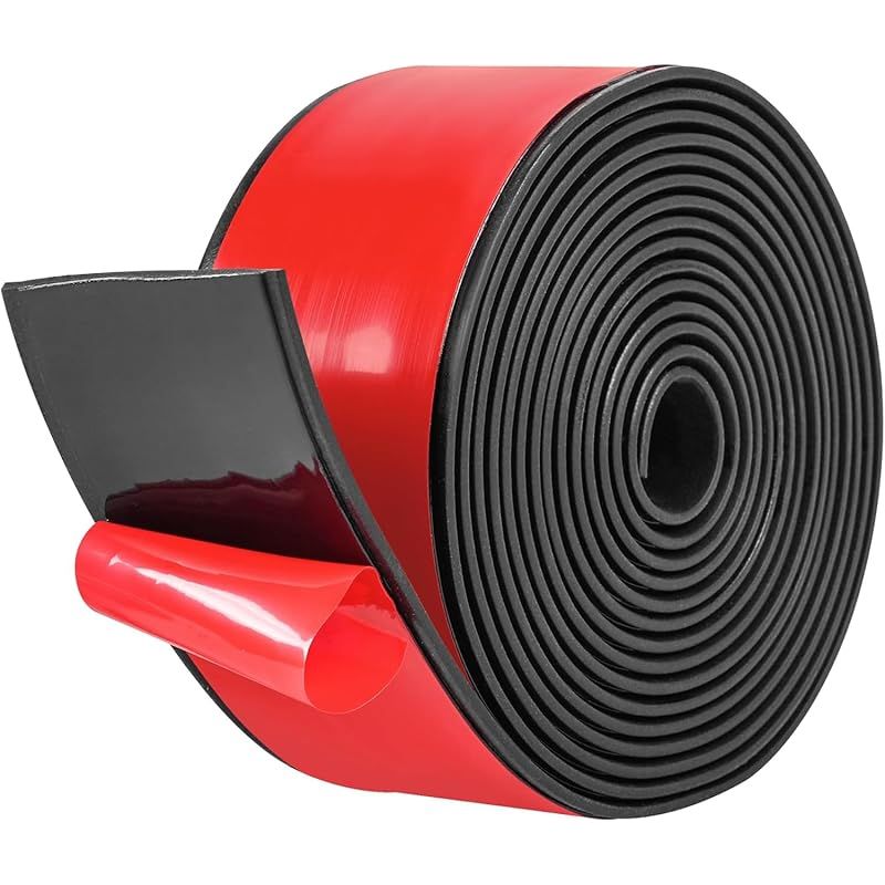 Bande Caoutchouc Adhesif 40mm2mm3m Autocollantes Rouleau Caoutchouc Plaque Pour Joints Protection De Sol Anti-vibration Antidérapant (40mm(b) X2mm(d) X3m(l))