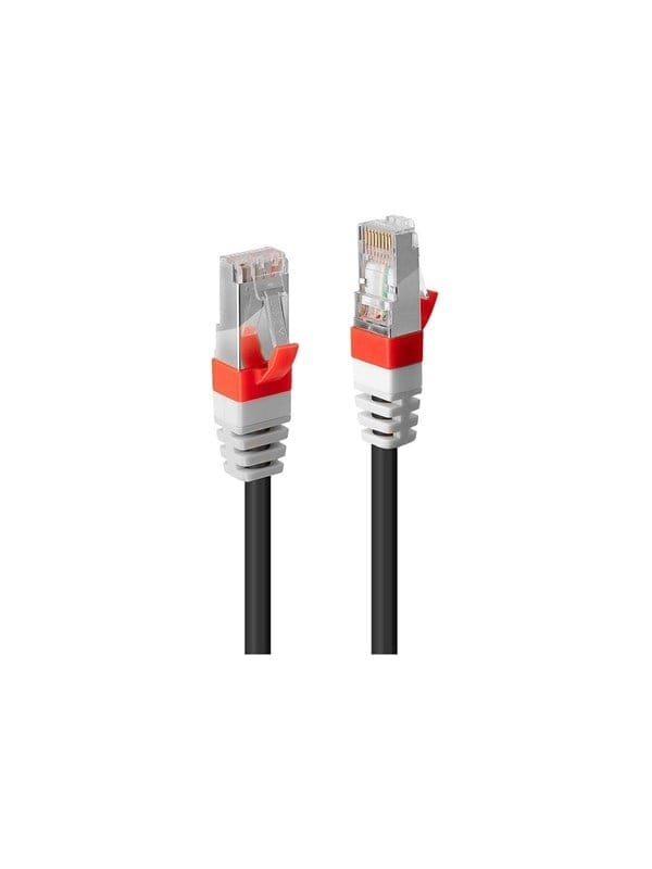 Lindy Premium patch cable - 1 m - black - Schwarz - 1m