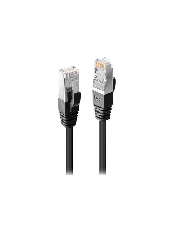 Lindy CROMO patch cable - 1 m - anthracite - Schwarz - 1m