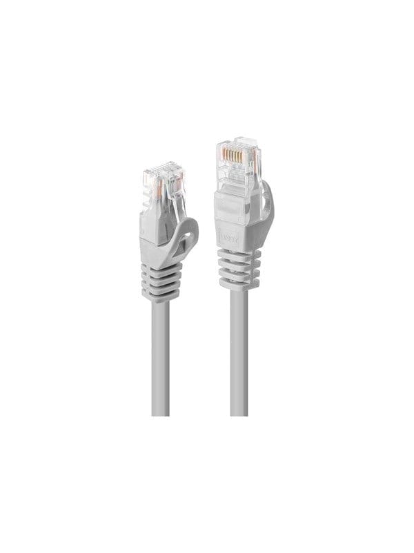 Lindy Basic patch cable - 5 m - grey - Grau - 5m