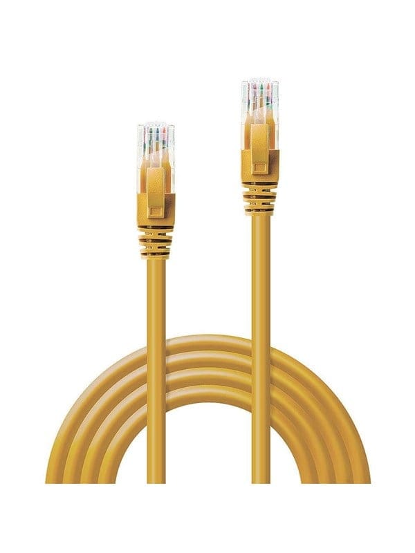 Lindy Cat6 U/UTP Patch Cord - 5m - Gelb - 5m