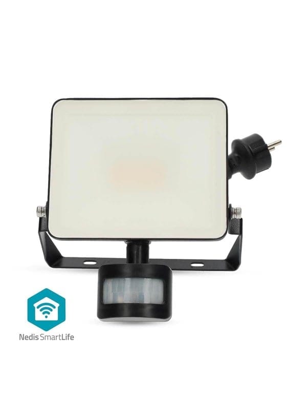 Nedis Smartlife Outdoor Light Motion Sensor 1620 lm Wi-Fi 20 W Warm to Cool White 3000 - 6500 K Aluminum Android / IOS