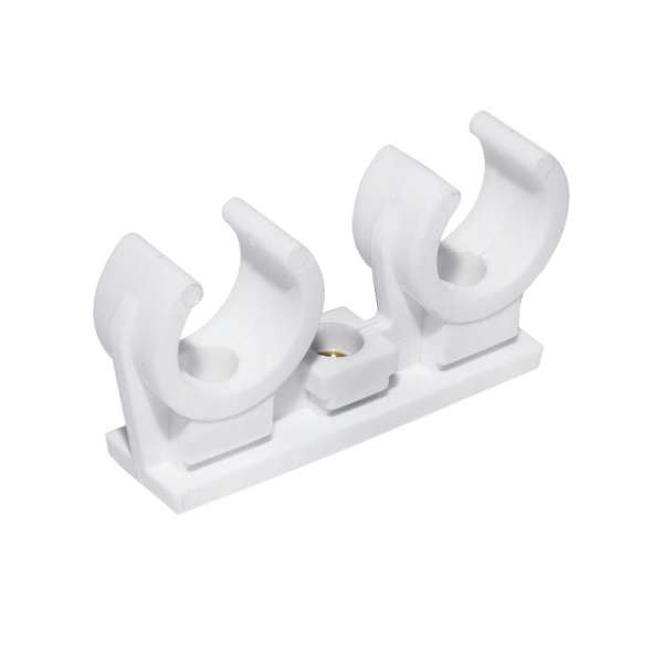Pvc Rohr-clip Doppelt 12mm 261118