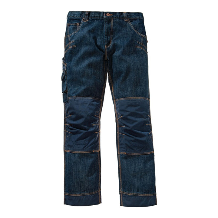 [neuwertig] B-ware Scheibler Worker Jeans Hose Cody Gr48 Blau Denim Jeanshose Herrenbekleidung54