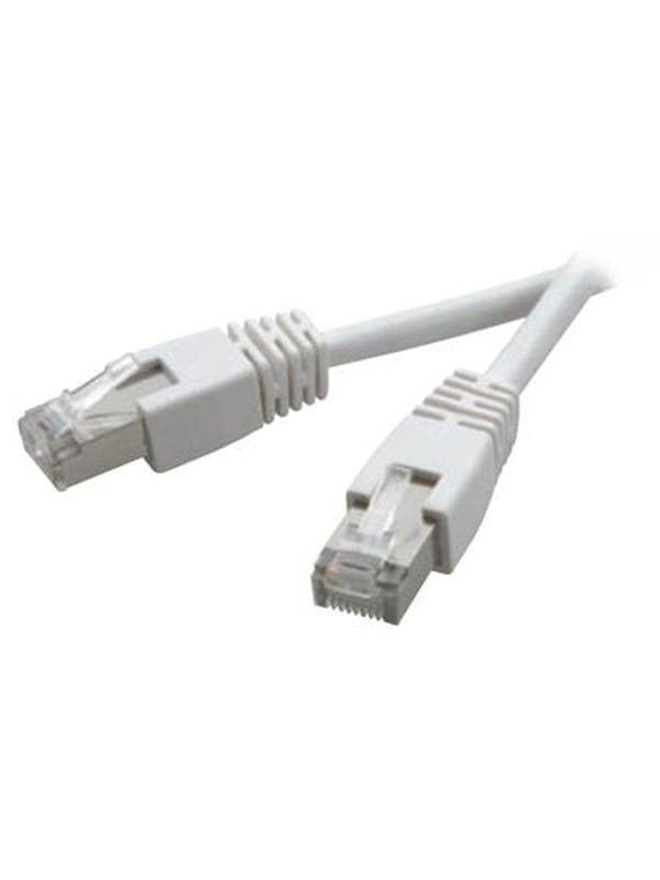 Vivanco CAT 5e network lead 20.0 m grey networking cable - Weiß - 20m