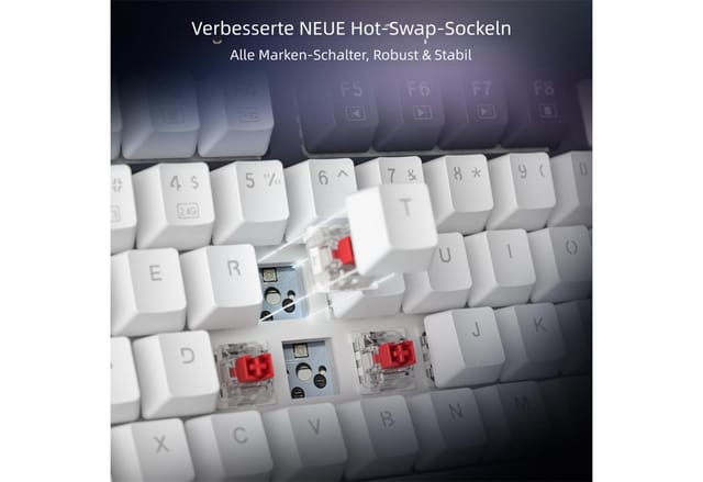 REDRAGON K673WB-RGB-PRO Ucal Pro keyboard - Gaming Tastaturen - Englisch (US) - Schwarz