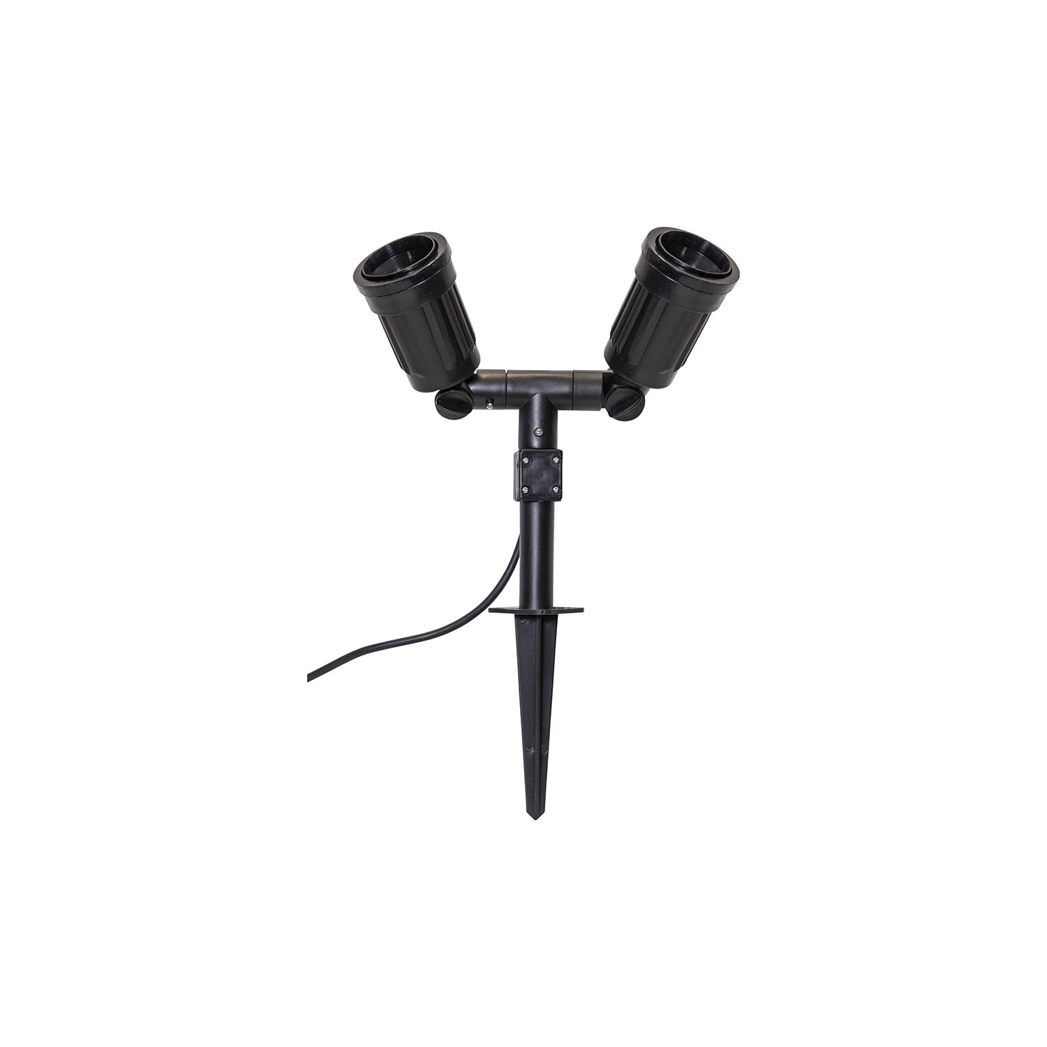 Outdoor-spot-fassung, 2 X E27, Winkel Einstellbar