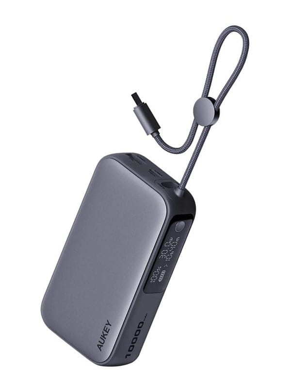 Aukey Spark Sling 30W Powerbank (Akku) - Grau - 10000 mAh