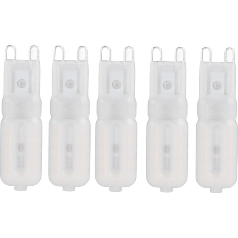 G9 Led-lampen, 5er-pack, Diffuses Weißes Licht, 22 Leds, Dimmbar, Hohe Qualität Für Garten- Und Wohnraumbeleuchtung