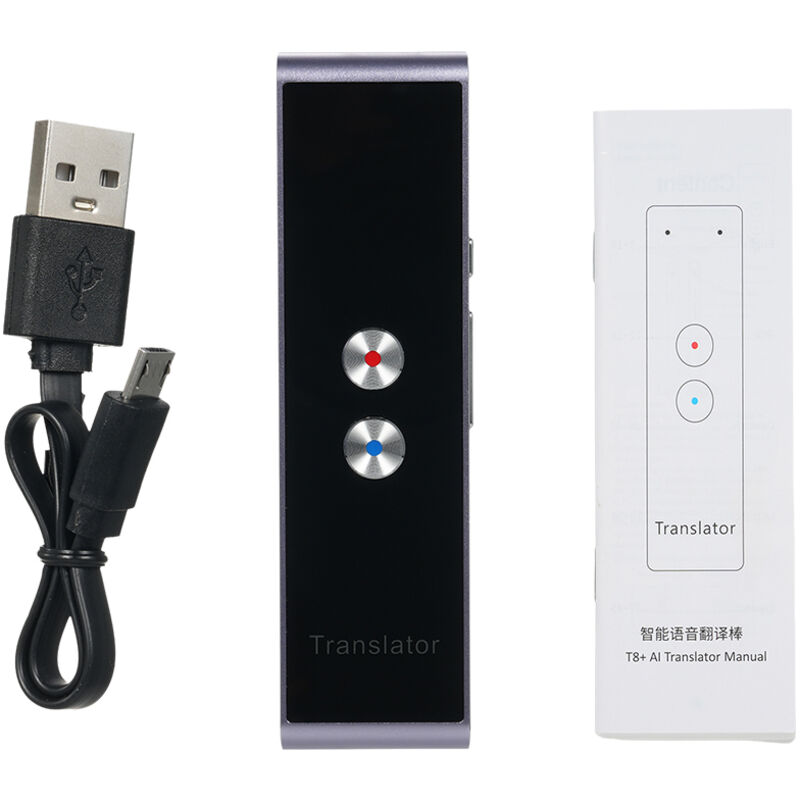 [mehrsprachiger Sprachübersetzer] + [t8+] + [tragbar Und Professionell] + [simultanübersetzungen Für Reisen Und Geschäftsreisen] + [97 Sprachen] + [aluminium] + [13,3 Cm] + [2 Farben] + [2 Stück]