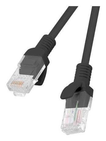 Lanberg patch cable - 2 m - RAL 9004 black - Schwarz - 2m