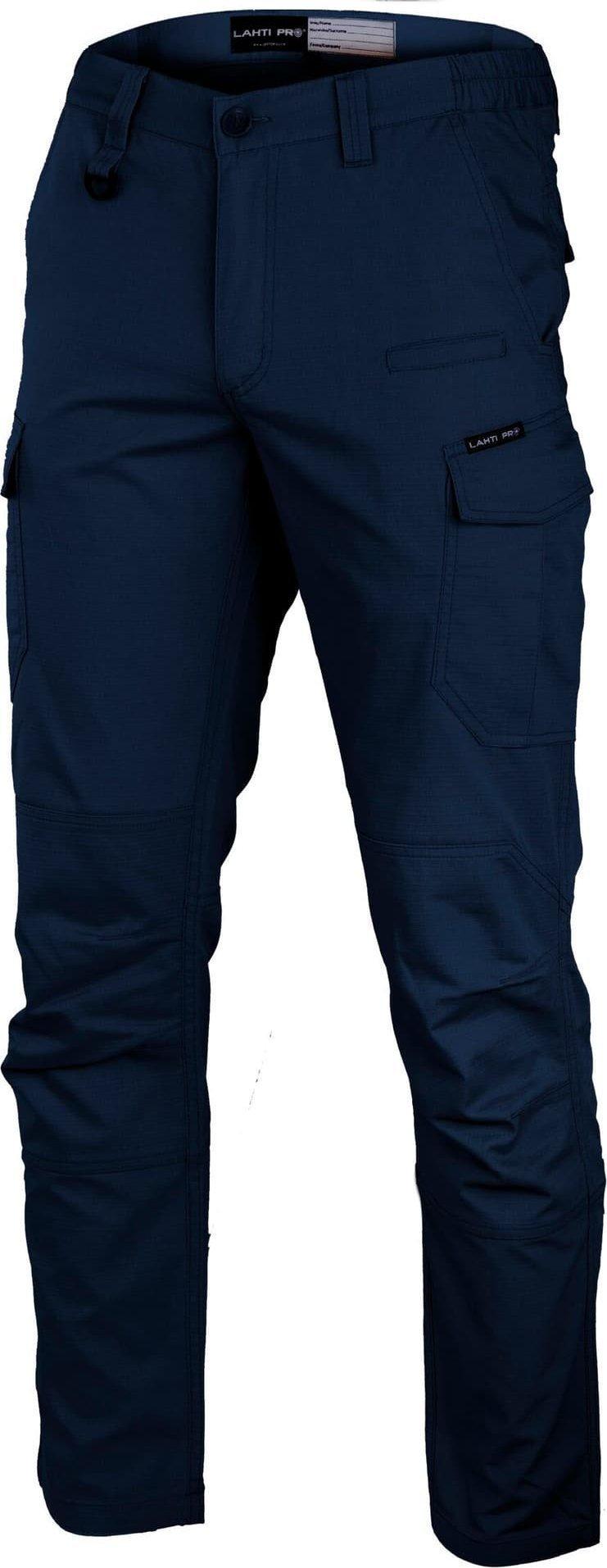 Lahti Pro Cargo-arbeits Pantalons Navy Slim Fit