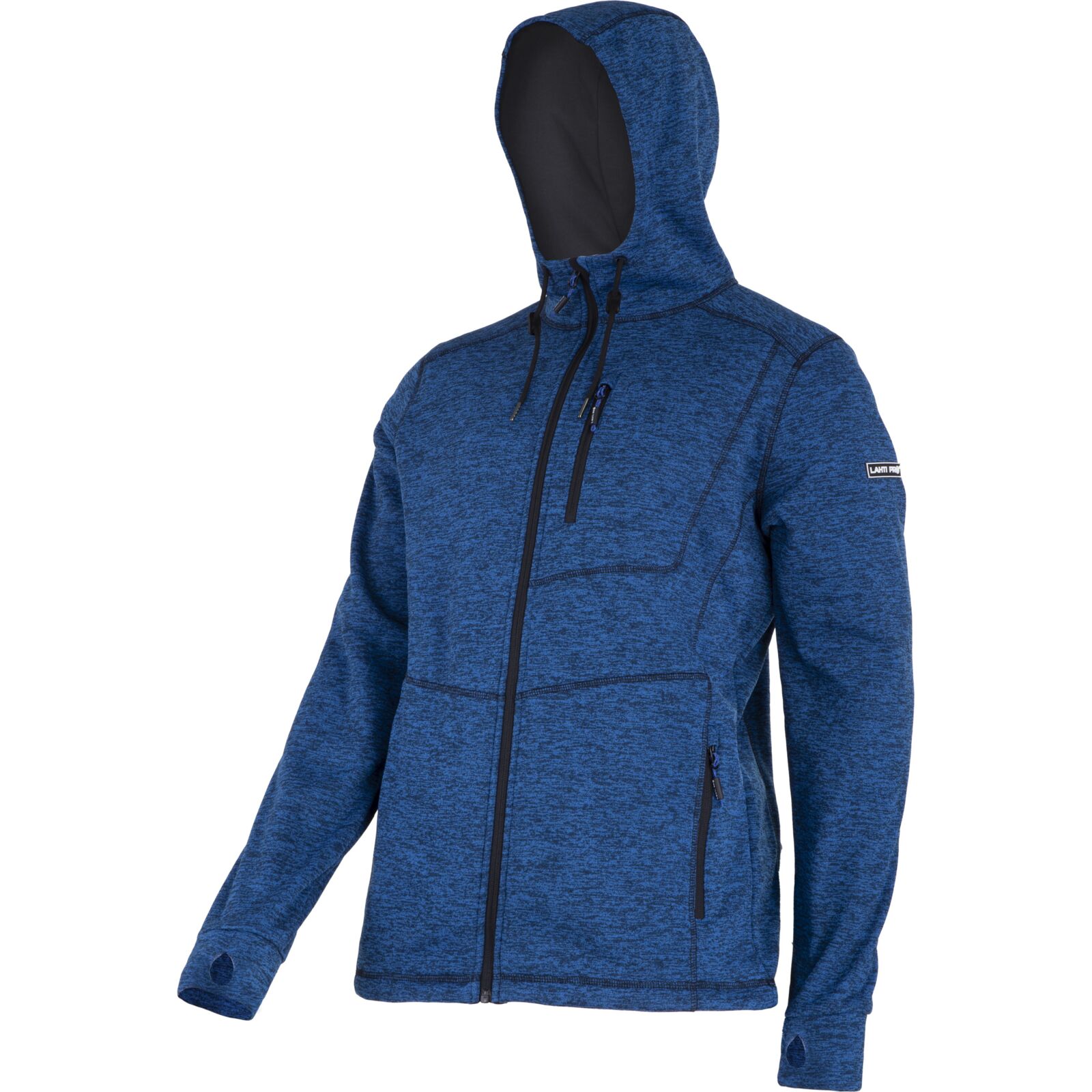 Blauer Kapuzenpullover Mit Reißverschluss, Größe Xl, Ce-zertifiziert