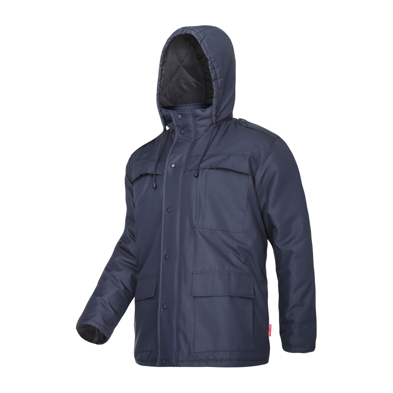 Marineblaue, Gefütterte Jacke, Größe M, Ce-zertifiziert, Lahti
