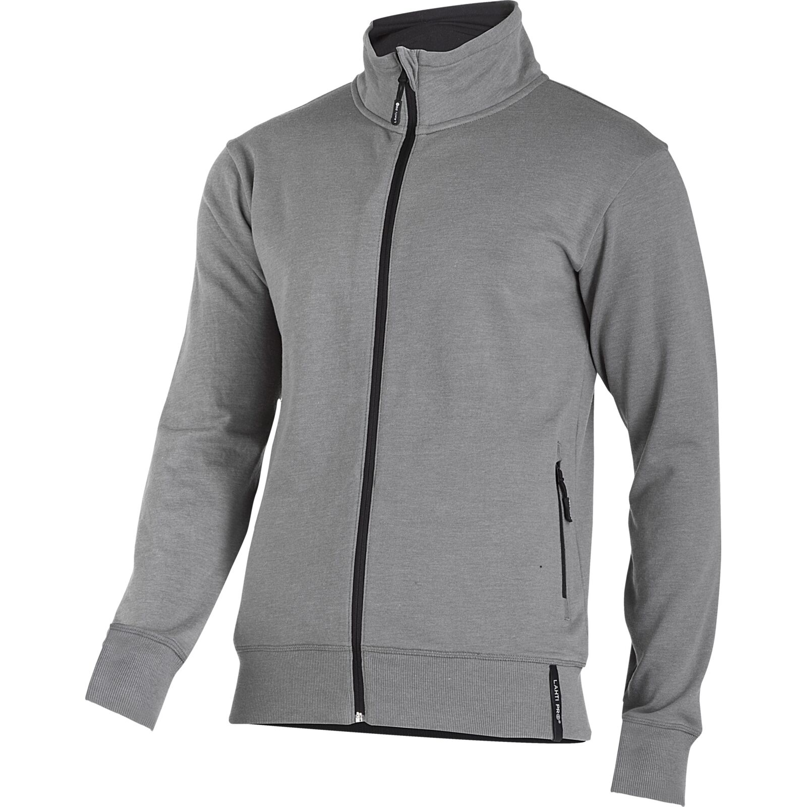 Graues Sweatshirt Mit Reißverschluss, Größe Xl, Ce-zertifiziert, Lahti