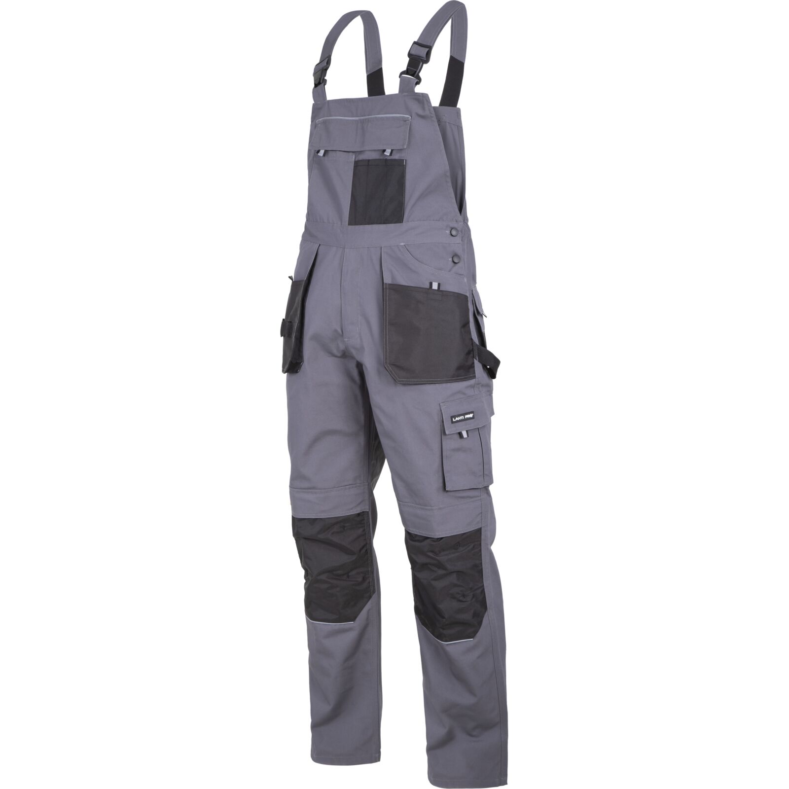 Graue Und Schwarze Latzhose, Größe 3xl (60)", Ce-zertifiziert