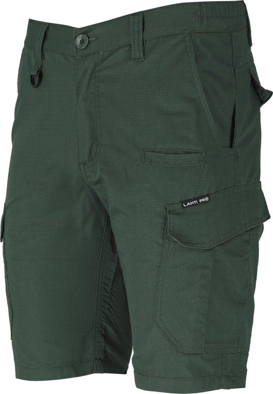 Lahti Pro Arbeitsshorts Komfort Grün Mit 9 Taschen