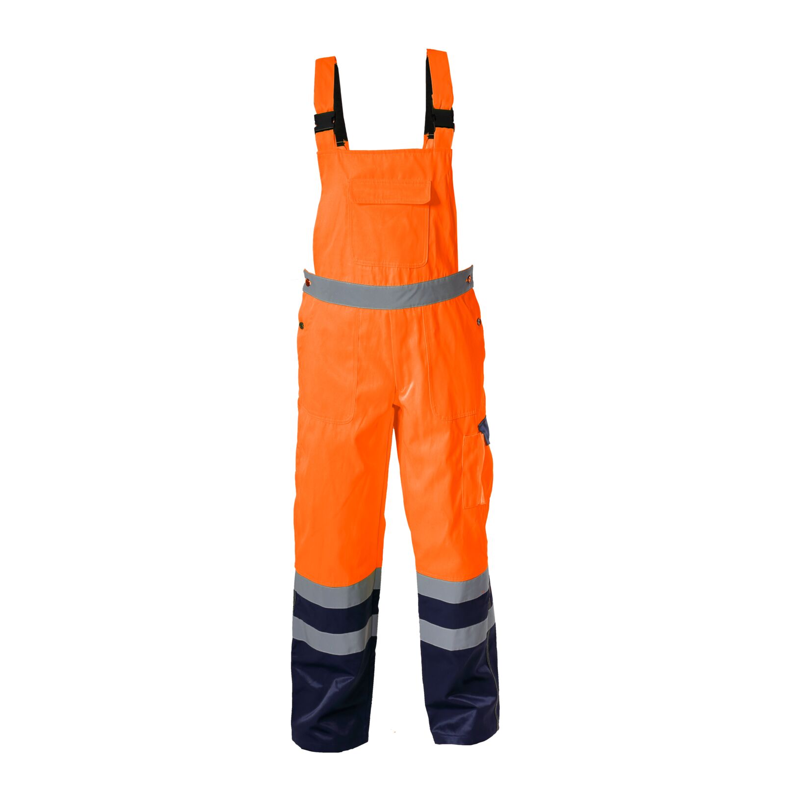 Orangefarbene Warn-latzhose, „l“, Ce, Lahti