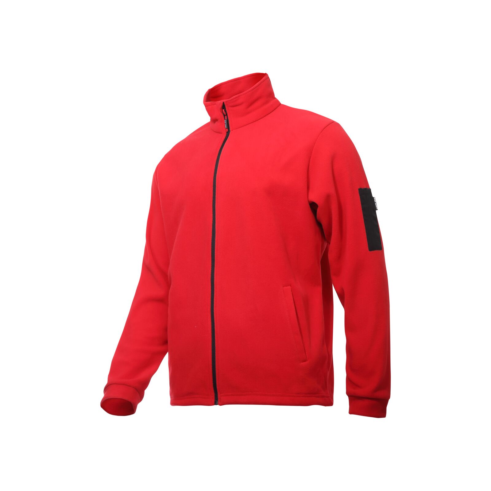 Fleece-sweatshirt. Rot, Größe 2xl, Ce-zertifiziert, Lahti-zertifiziert.