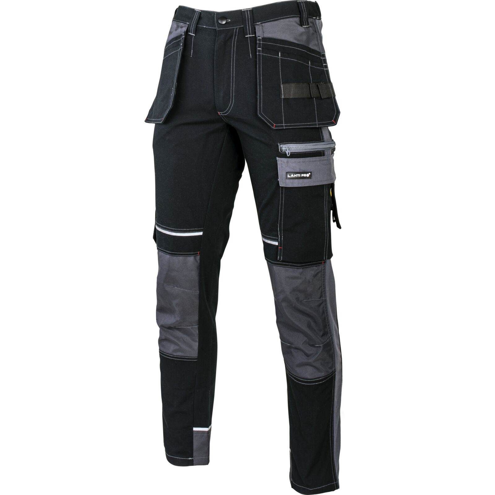 Schwarze Und Graue Hose Mit Verstärkungen, "xl", Ce, Lahti