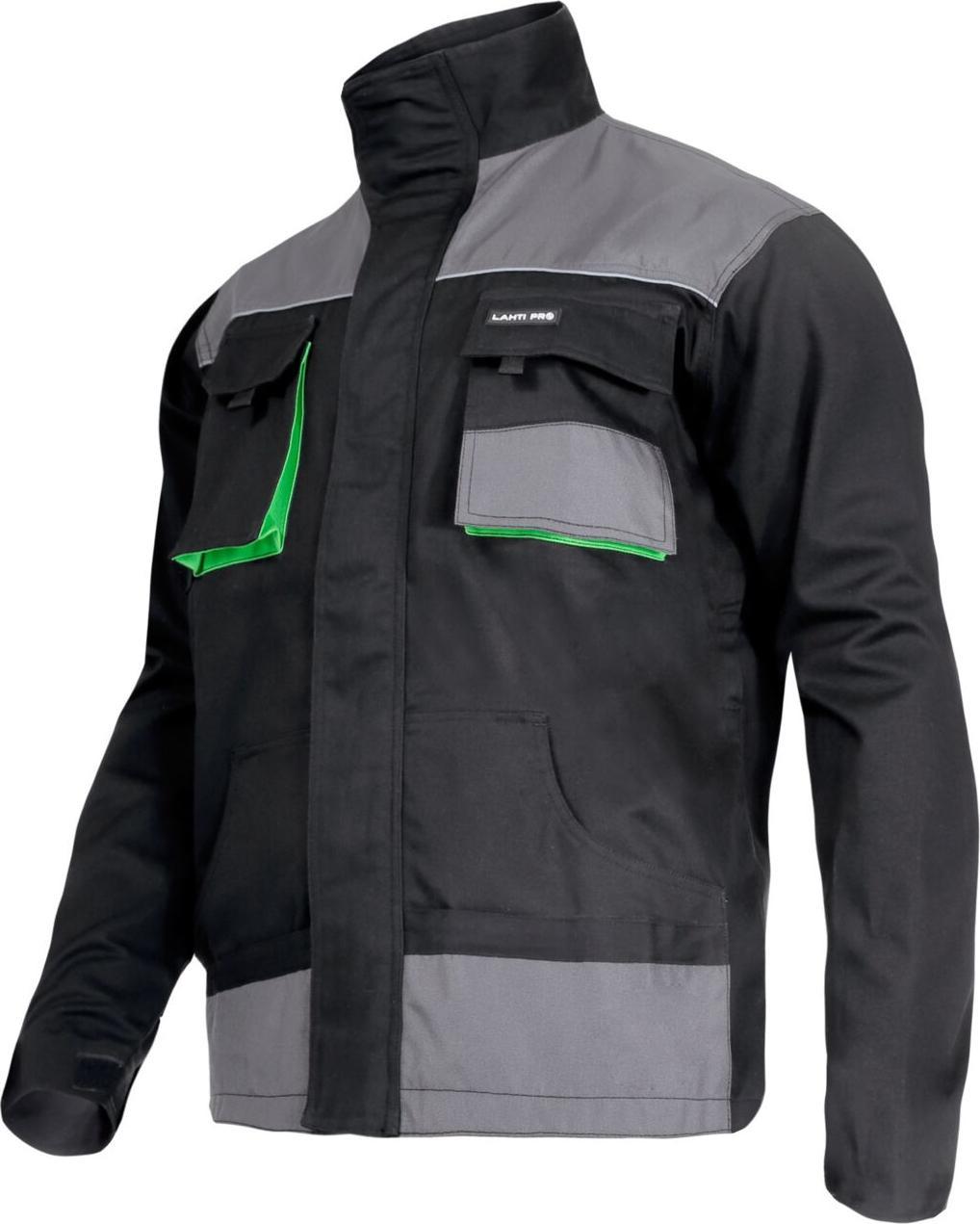 Lahti Pro Arbeitsbluse Schwarz Mit Praktischen Taschen