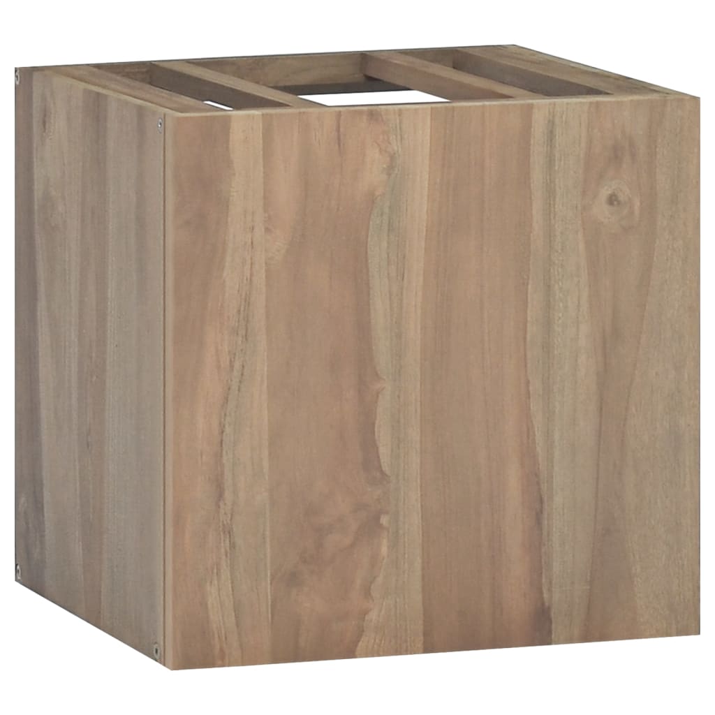 Wand-badschrank 46x25,5x40 Cm Massivholz Teak