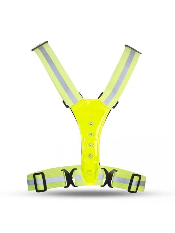 Pro Sport LED Warnweste mit Licht für Laufen, Radfahren & Training