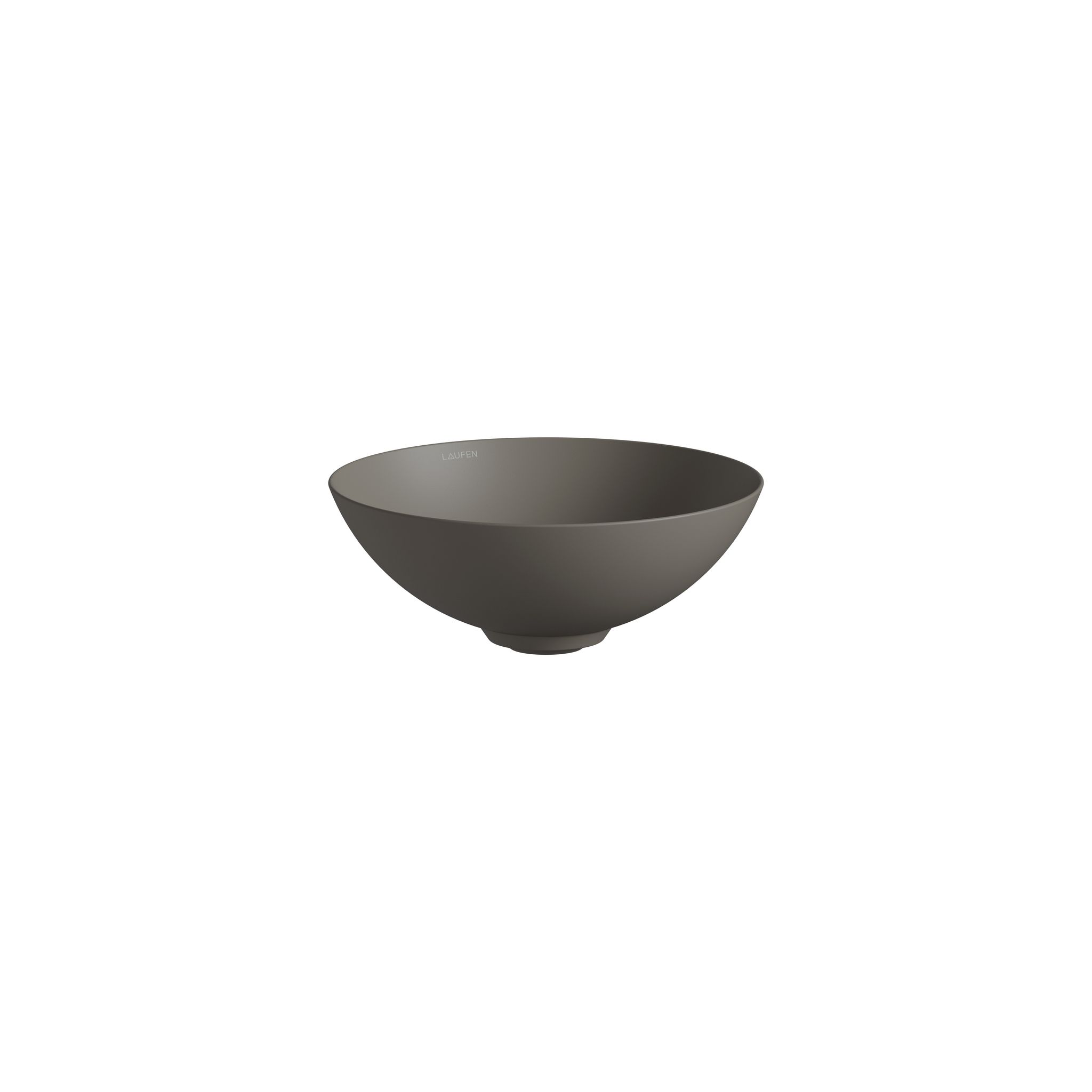 Laufen Waschtisch-schale Characters 300x300x118mm, Rund, Ohne Hahnloch Und Überlauf, Gravel Matt