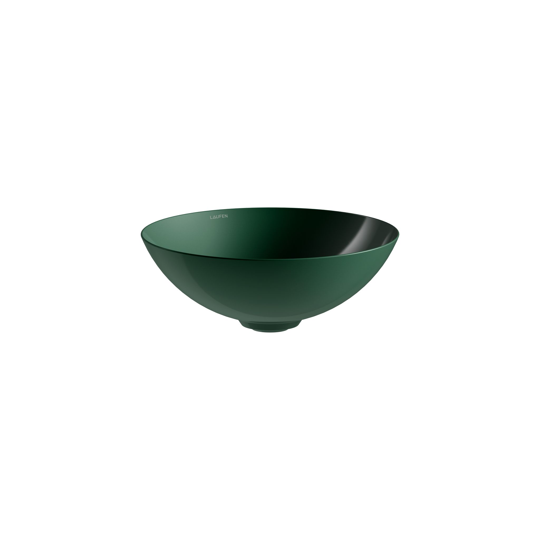 Laufen Waschtisch-schale Characters 360x360x137mm, Rund, Ohne Hahnloch Und Überlauf, Deep Green
