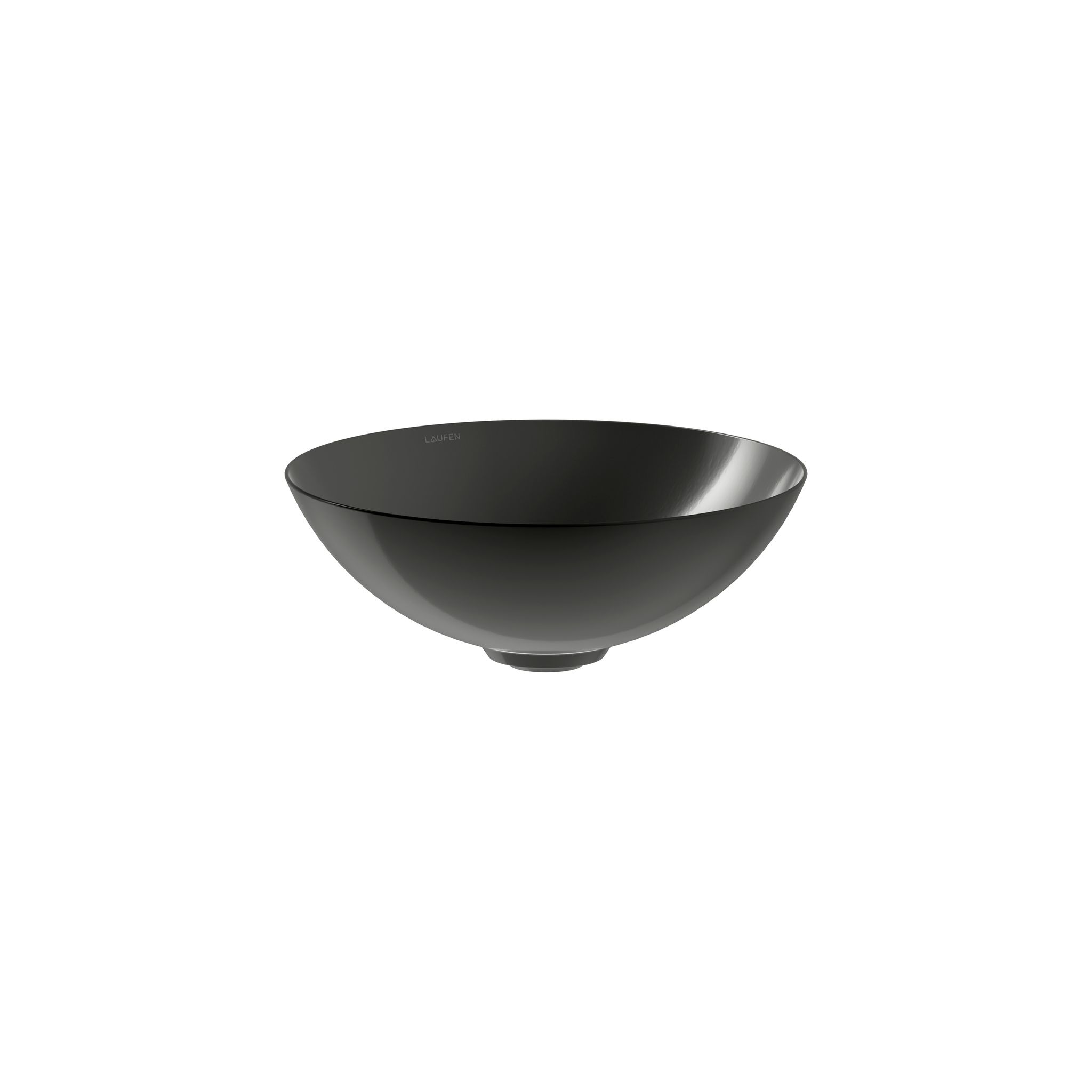 Laufen Waschtisch-schale Characters 360x360x137mm, Rund, Ohne Hahnloch Und Überlauf, Dark Iron