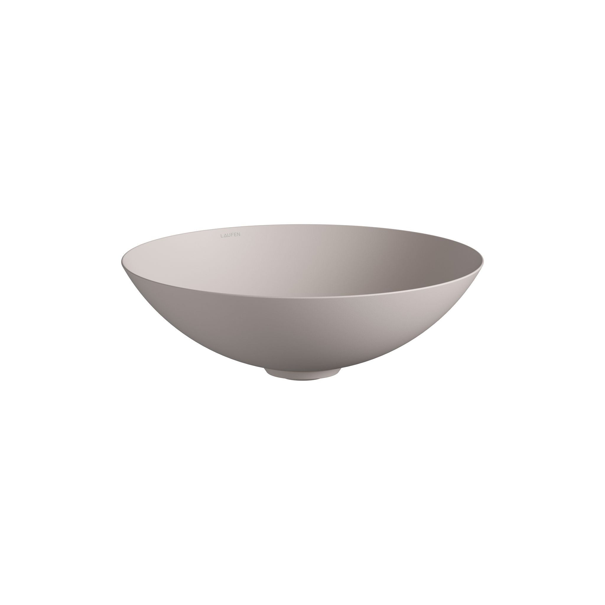 Laufen Waschtisch-schale Characters 450x450x149mm, Rund, Ohne Hahnloch Und Überlauf, Oyster Matt