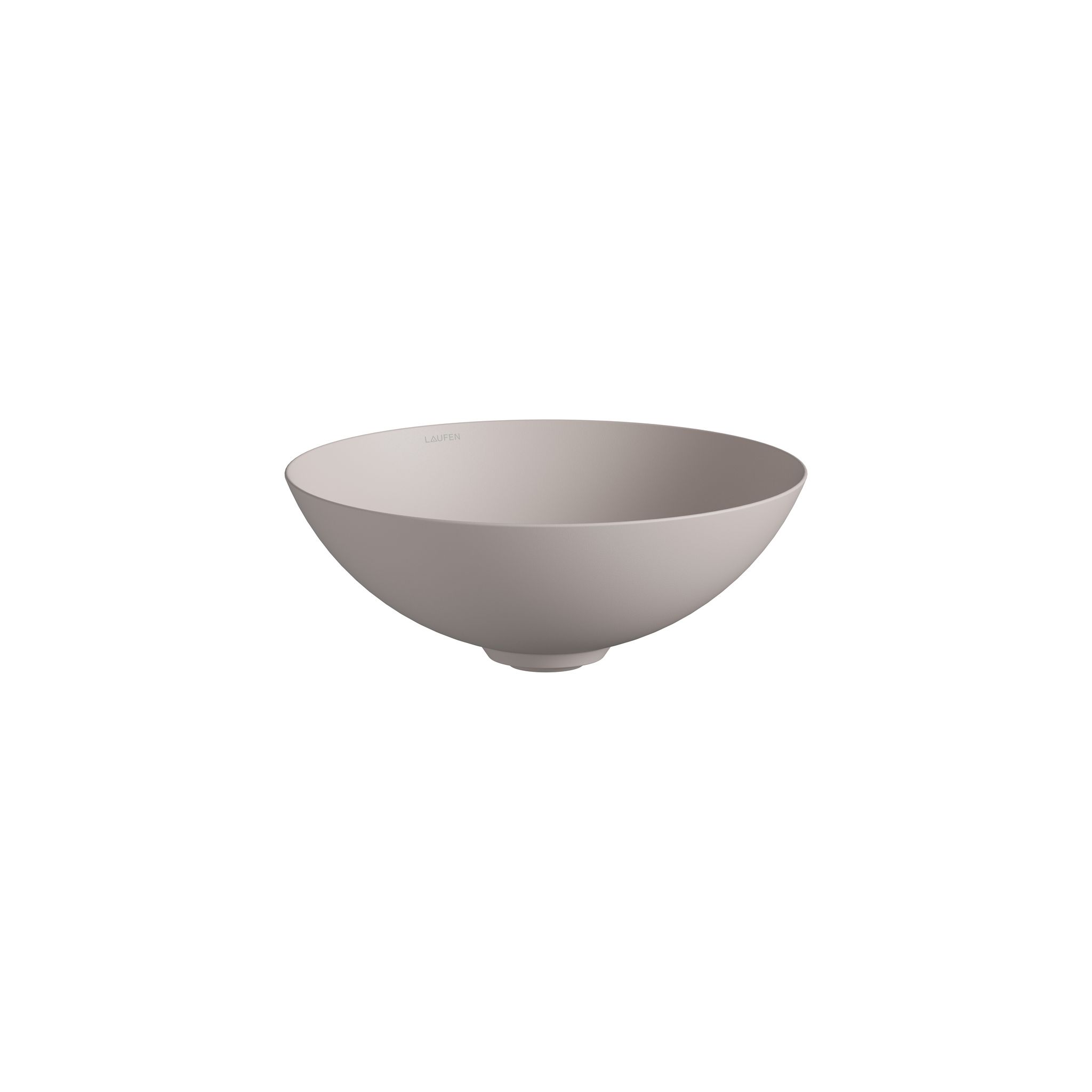 Laufen Waschtisch-schale Characters 360x360x137mm, Rund, Ohne Hahnloch Und Überlauf, Oyster Matt