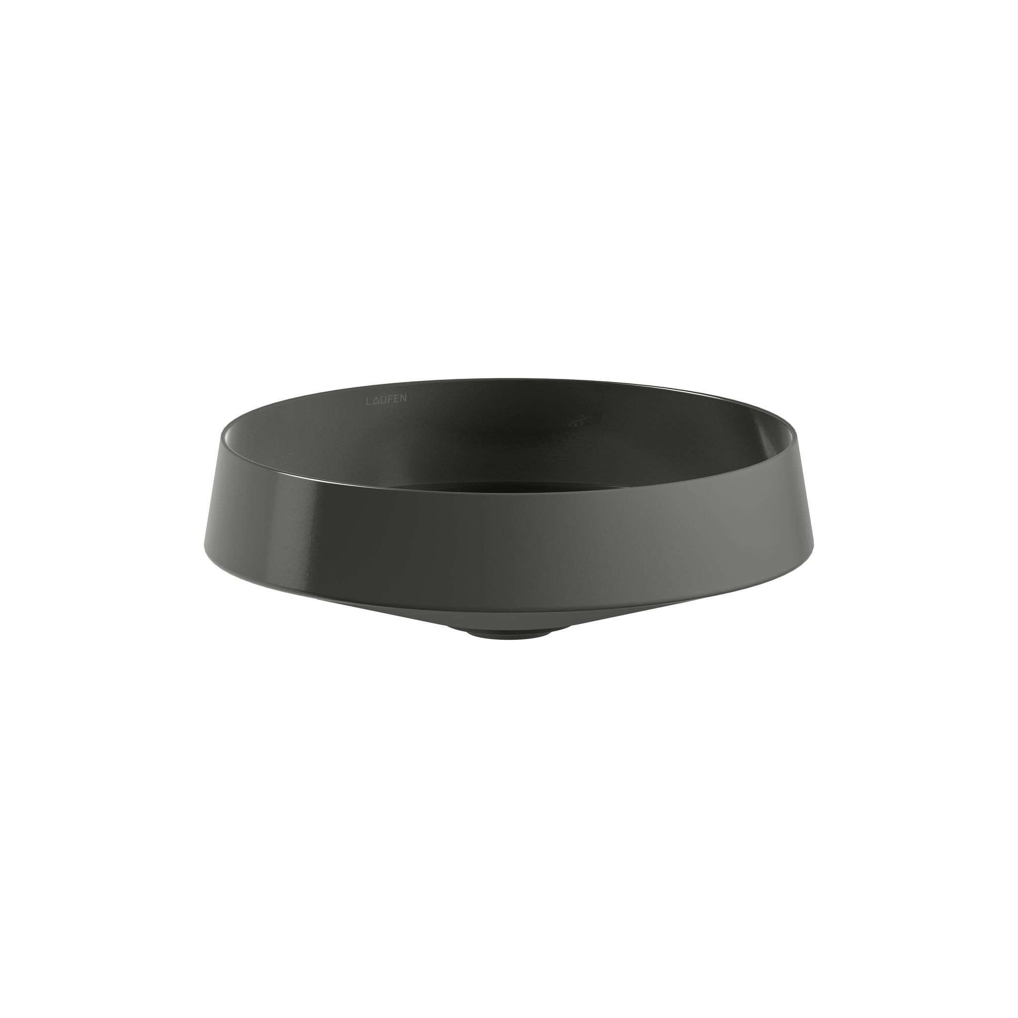Laufen Waschtisch-schale Nib 360x360x118mm, Rund, Ohne Hahnloch Und Überlauf, Dark Iron