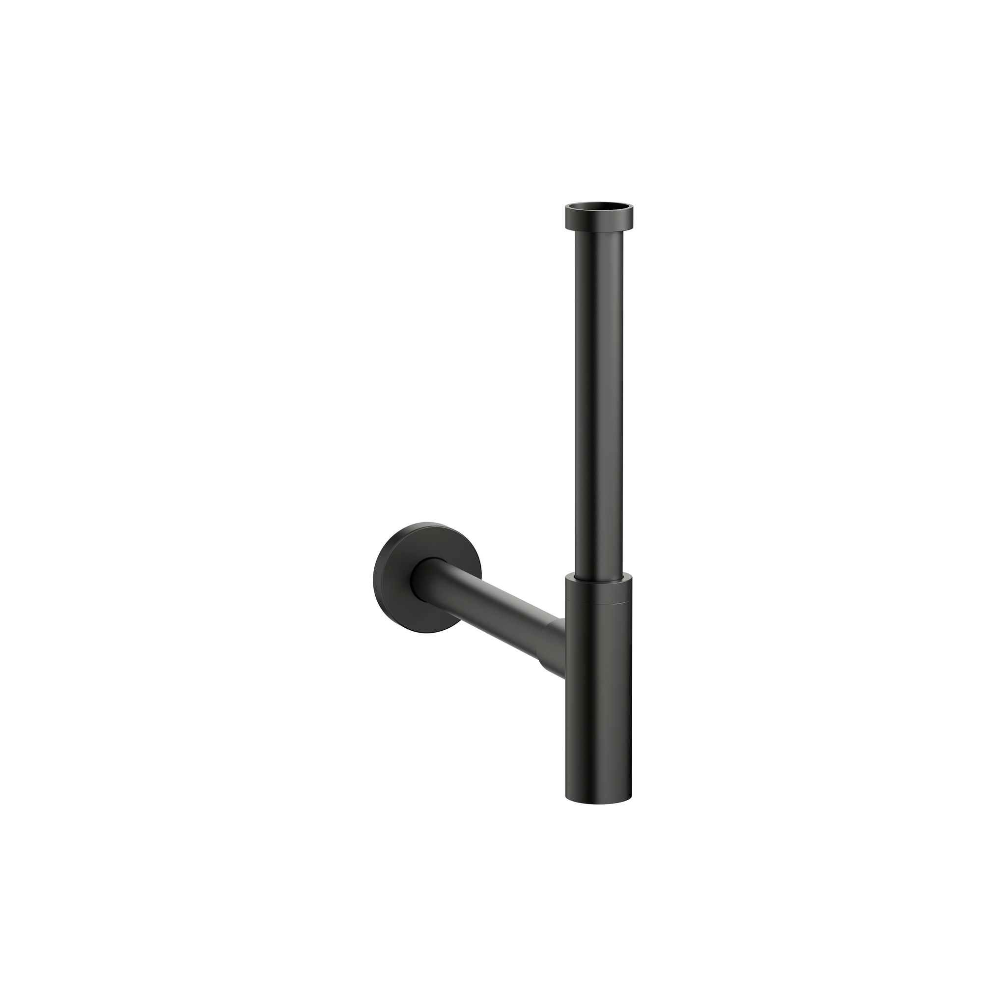 Laufen Siphon Höhenverstellbar Von 75 Bis 330mm, Schwarz Matt