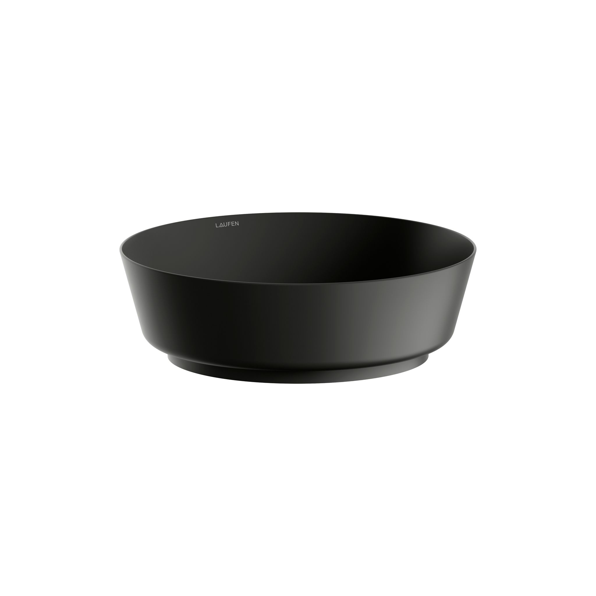 Laufen Waschtisch-schale Scopio 375x375x115mm, Rund, Ohne Hahnloch Und Überlauf, Schwarz Matt