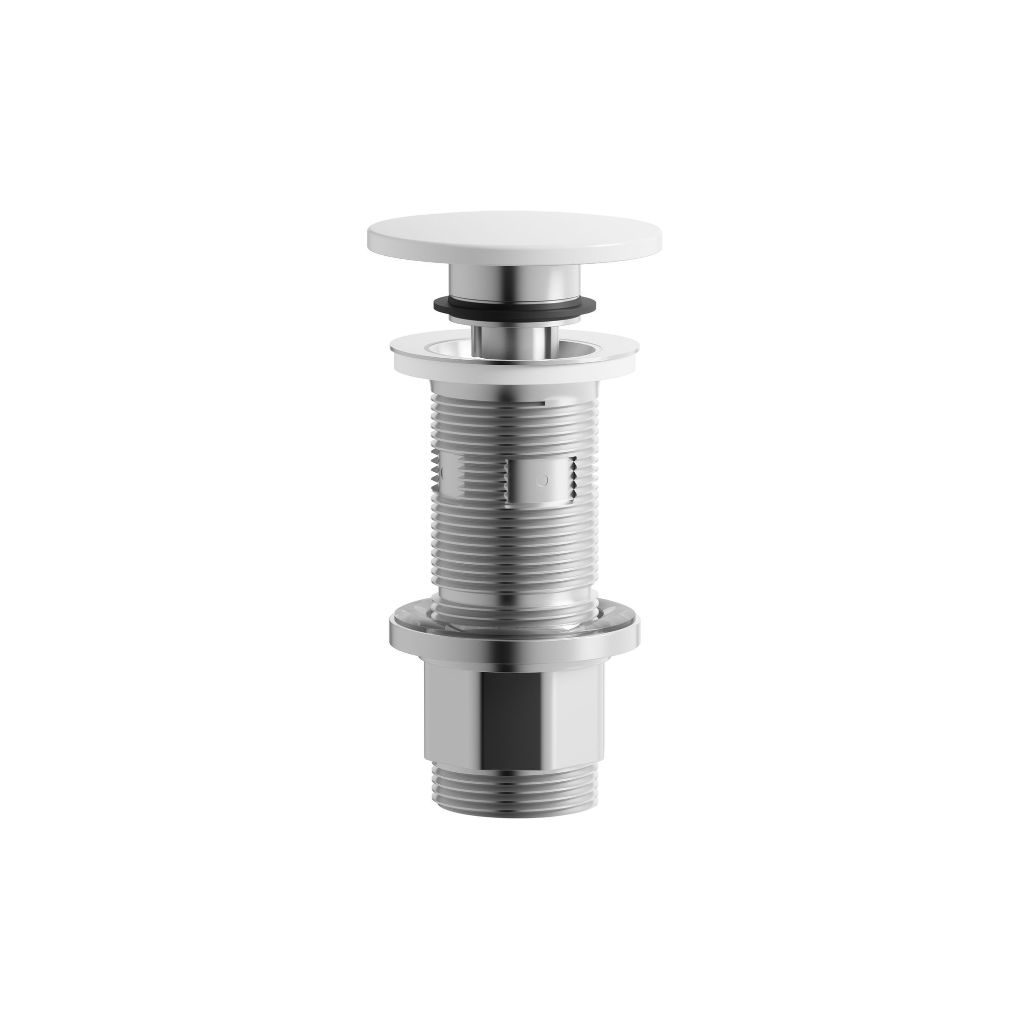 Laufen Ablaufventil Klick-klack, Durchmesser 74mm, Auslass 1 1/4", Weiß