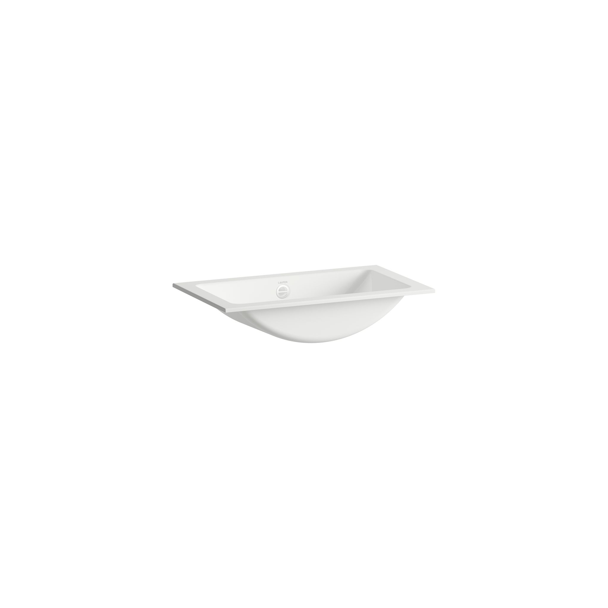 Laufen Einbau-waschtisch Classics Rechteckig 585x347x143mm, Von Oben, Ohne Armaturenbank Und Hahnloch, Mit Überlauf, Weiß