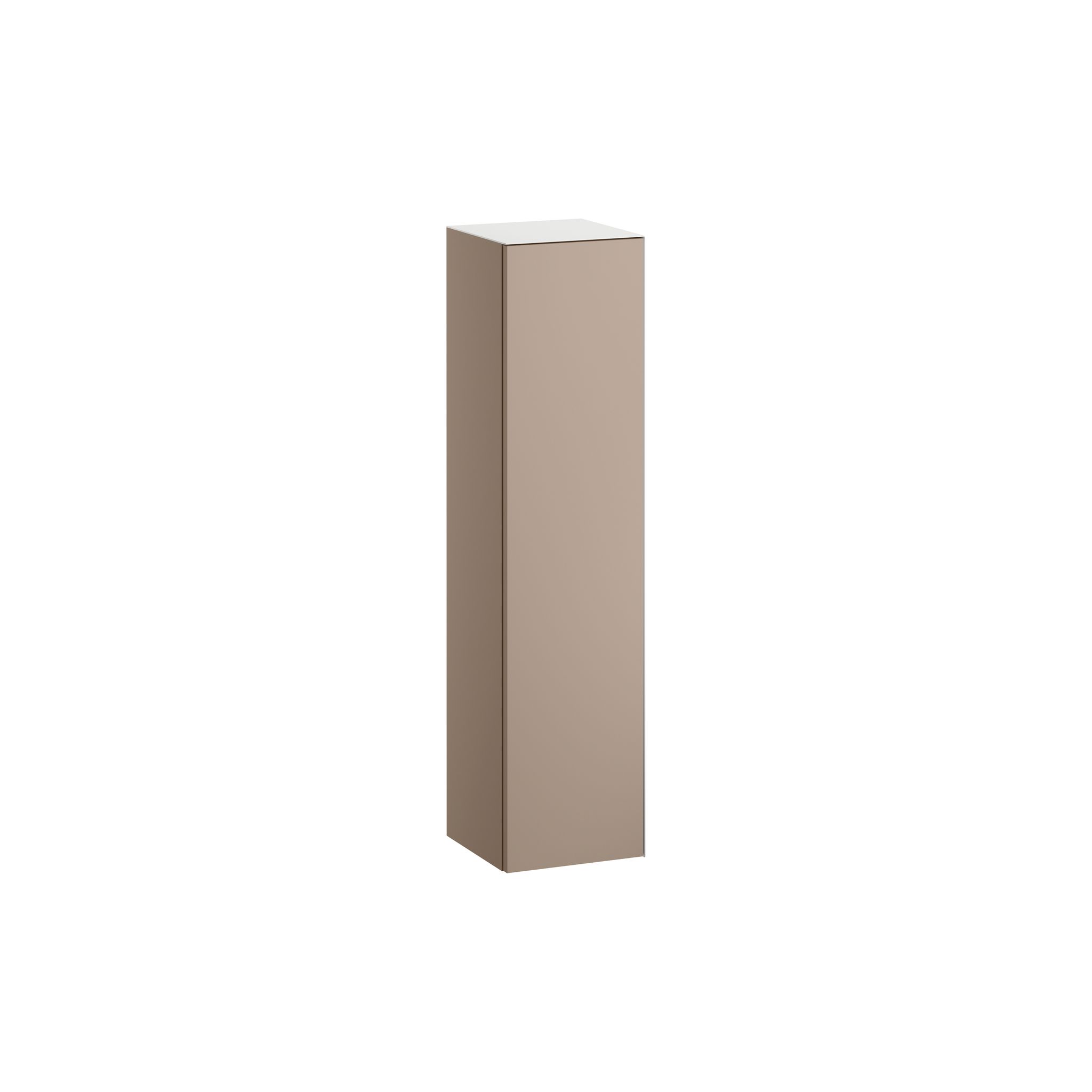 Laufen Hochschrank Folio 300x303x1246mm, Mit 1 Tür Anschlag Links, 4 Glasablagen Und Push/pull, Moonstone