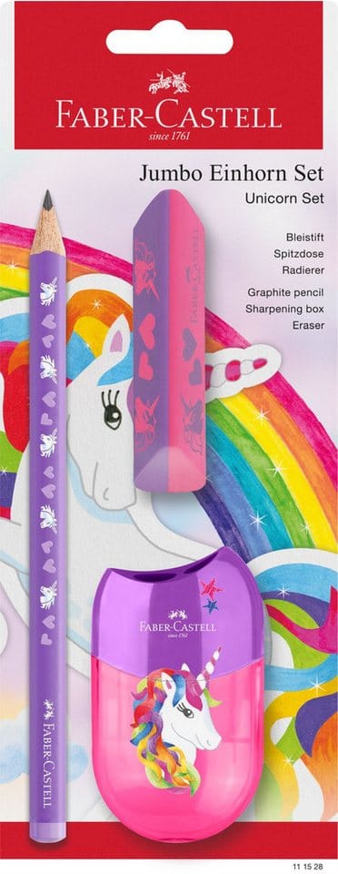 Faber-Castell Jumbo Unicorn Graphite Pencil Set
