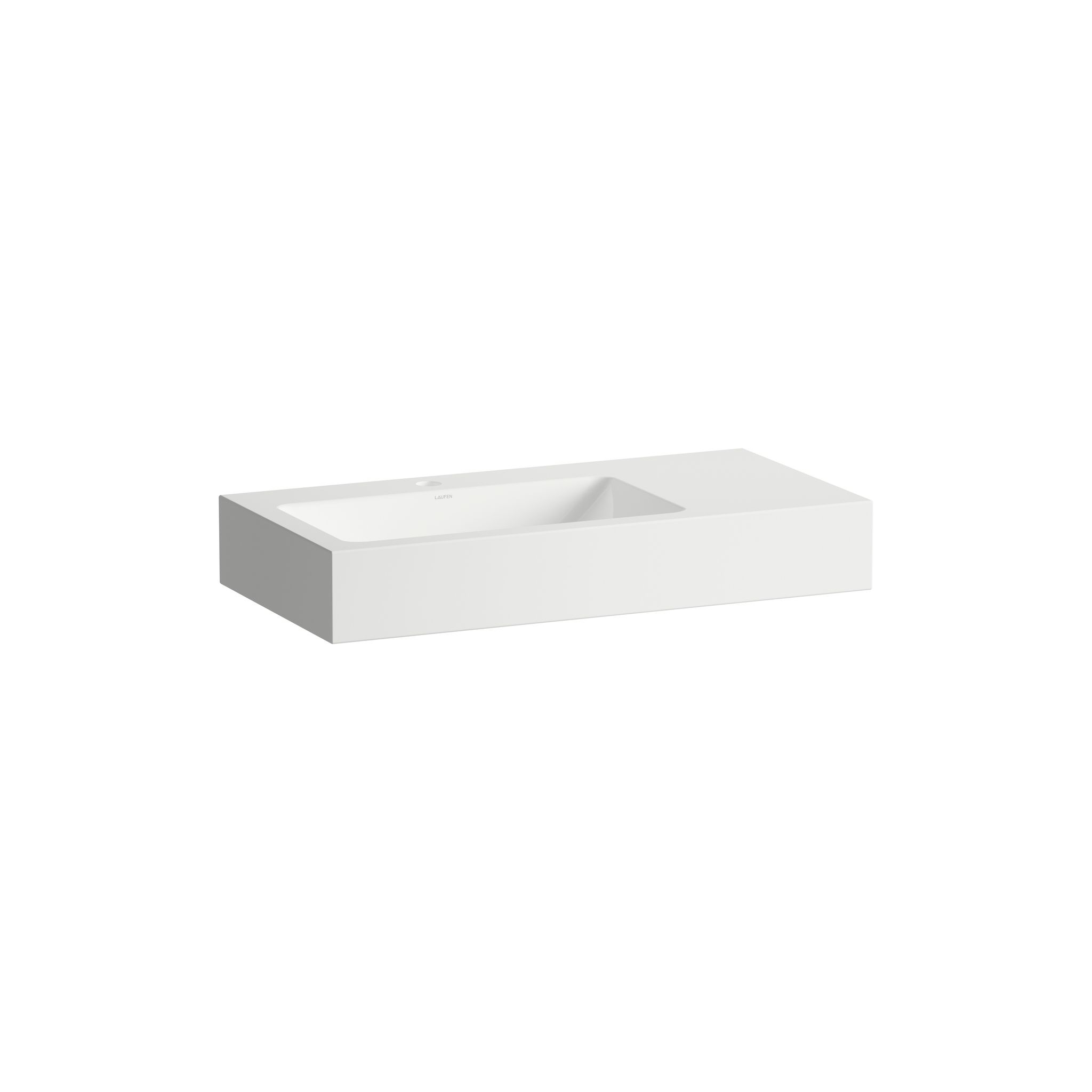 Laufen Waschtisch Classics 800x405x135mm, Rechteckig, Mit 1 Hahnloch, Ohne Überlauf, Weiß
